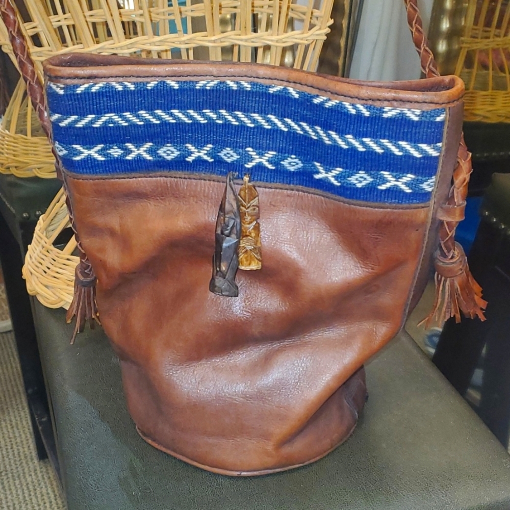 Cotton & Leather Crossbody